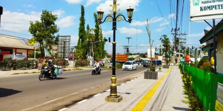 Percantik Kota dan Lindungi Pejalan Kaki, PTBA Bangun Pedestrian Tanjung Enim
