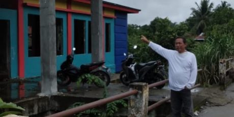 Dianggarkan Melalui Dana Desa, GSG Desa Gunung Megang Dalam Mangkrak