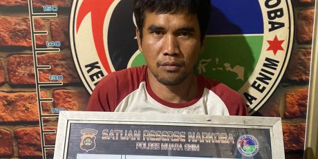 Bisnis Narkoba Agus Riyadi Berhasil Diamankan Satres Narkoba Polres Muara Enim