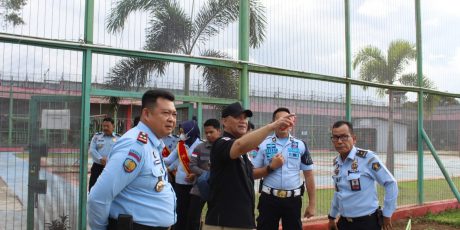 Kalapas Kelas IIB Muara Enim Sambut Kunjungan Kakanwil Kemenkumham Sumsel