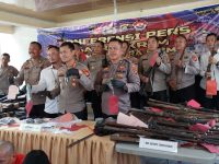 Gelar OPS Senpira Musi 2023, Polres Muara Enim Terima 94 Pucuk Senpira dari Masyarakat