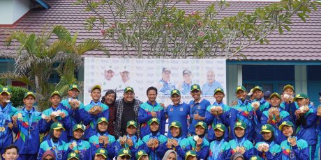 Muara Enim Juara Umum Cabor Drum Band Porprov 2023