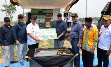 PLTS Irigasi Bukit Asam (PTBA) Sejahterakan Petani di Lampung Tengah