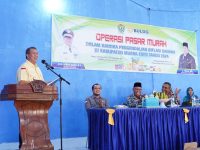 Tekan Laju Inflasi, Pj Bupati Buka Pasar Murah di Kecamatan SDU dan SDT