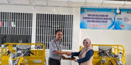 Bukit Asam (PTBA) Serahkan Bantuan Kendaraan untuk Lapas Kelas IIB Muara Enim