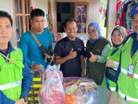 Bantuan Kemanusiaan Disalurkan Bukit Asam (PTBA) untuk Korban Banjir di Ulak Pandan