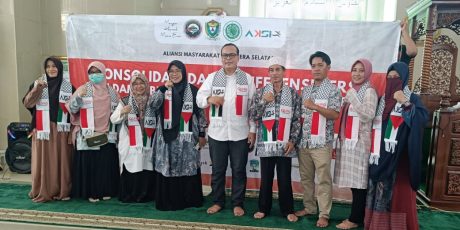 Aliansi Masyarakat Muara Enim Kembali Gelar Aksi Damai Bela Palestina Jilid 2