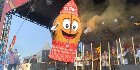 KPUD Muara Enim Launching Si Piko Maskot Pilkada Muara Enim