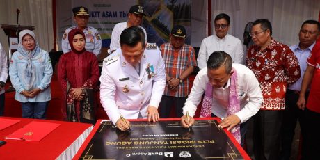 Kado HUT ke-79 RI untuk Petani, Bukit Asam (PTBA) Resmikan PLTS Irigasi di Tanjung Agung