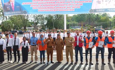 Wabup Muara Enim Lepas Peserta Pelatihan Pra Pemagangan ke Jepang dan On The Job Training