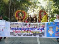Marching Band Bukit Asam Ukir Prestasi Gemilang