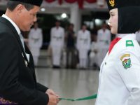 Bupati Muara Enim Kukuhkan 50 Anggota Paskibraka HUT RI Ke-80