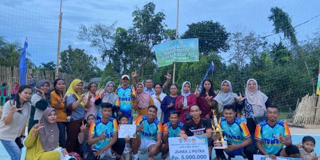 Travolb A dan BMS Juarai Turnamen Voli Kades Cup 2025 Desa Lubuk Raman
