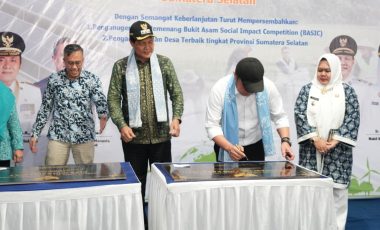 Dukung Swasembada Pangan Nasional, Pemkab Muara Enim Bersama PTBA Tbk Kembali Bangun PLTS