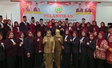 Pelantikan Pengurus DPD PPNI Muara Enim Periode 2025-2030 Berlangsung Meriah