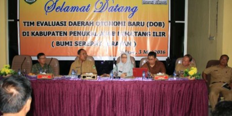 Tim Kemdagri Nilai PALI Sebagai DOB Berhasil