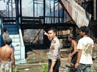 Diduga Konsleting Listrik, Rumah Irham Hangus Terbakar