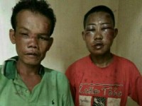 Curi Nangka, Dua Pelaku Dihajar Massa Serta Motor Dibakar