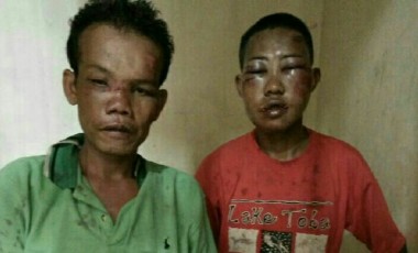 Curi Nangka, Dua Pelaku Dihajar Massa Serta Motor Dibakar