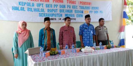Kepala BKB PP dan PA Kecamatan Tanjung Agung Dilepas
