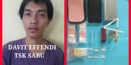 Bawa 6 Paket Sabu, David Diciduk