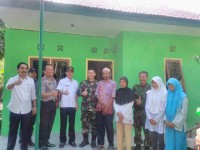 Giliran Rumah Supono Dibedah Kodim 0404 Muara Enim
