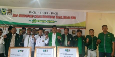 PKS, PBB dan PKB Resmi Usung Sendiri Cabup dan Cawabup 2018