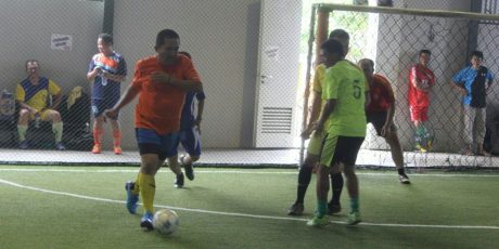 Peringati HPN, Polres Muara Enim Bersama Wartawan Gelar Futsal Bareng