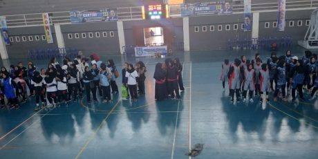 Ketua TP PKK Muara Enim Buka Turnamen Basket Putri Kartini Cup III