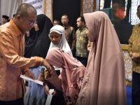 Gelar Halal Bihalal, PT Bukit Asam Santuni 500 Anak Yatim