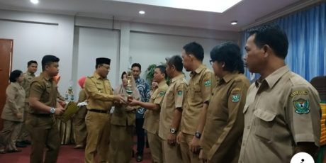 Tiga Desa Terima Penghargaan Pengelolaan Perpustakaan Terbaik di Muara Enim