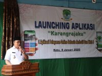 Tingkatkan Pelayanan, Desa Karang Raja Launching Aplikasi Online
