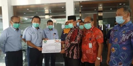 PT TeL PP Bantu Pemkab Muara Enim Tanggulangi Virus Covid-19
