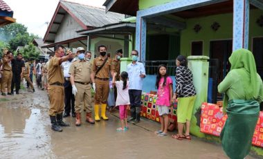Tanah Timbunan Amblas, 30 Rumah Warga di Desa Tegal Rejo Terendam Banjir