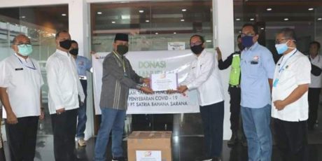 PT SBS Bantu APD untuk Tenaga Medis di Muara Enim