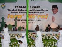 Plh Bupati Ajak Masyarakat Muara Enim Bangkit dan Optimis Melalui Semangat Isra Miraj