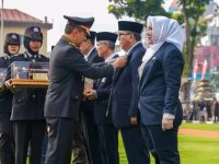 Kapolri Beri Penghargaan Kepada Pj. Bupati Muara Enim