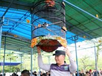Pj. Bupati Muara Enim Buka Kejuaraan Burung Berkicau, Ramai Diikuti Peserta dari Luar