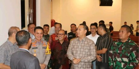 Tinjau Perayaan Natal, Pj. Bupati Puji Toleransi Umat Beragama di Muara Enim