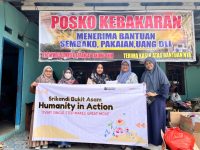 Srikandi Bukit Asam Salurkan Bantuan untuk Korban Kebakaran