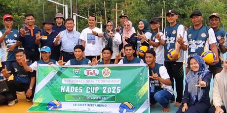 PT. TeL Dukung Turnamen Voli “Kades Cup 2025” Lubuk Raman