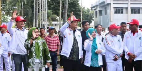 Bupati Muara Enim Lepas 330 Atlet ke Porprov Ke-15 Musi Banyuasin