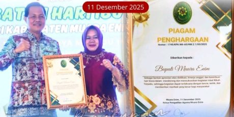 Bupati Muara Enim Saksikan 1.656 Pasangan Sah Ikiuti Program Isbat Nikah MEMBARA