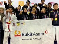 Tim Karate Binaan Bukit Asam Raih 13 Medali di Kejuaraan Internasional