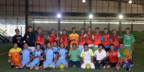 Tingkatkan Silaturahmi, PTBA Bersama Wartawan Gelar Futsal Bareng