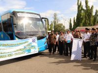Bus Damri Rute Muara Enim – Palembang PP Resmi Beroperasi