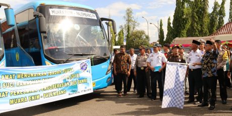 Bus Damri Rute Muara Enim – Palembang PP Resmi Beroperasi
