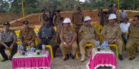 Bupati dan Wabup Muara Enim Letakan Batu Pertama Pembangunan Rumah Sakit Pratama di SDL