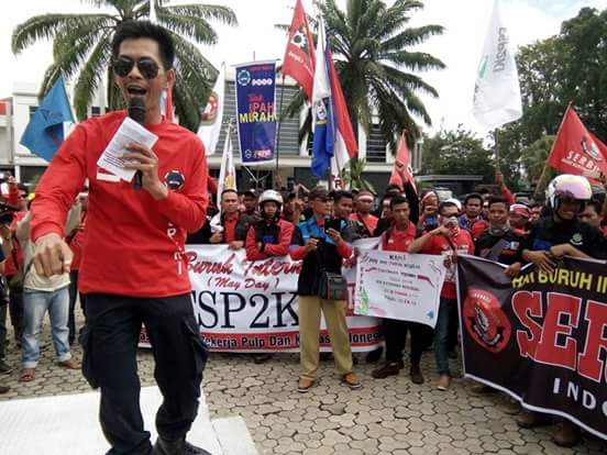 Di Hari May Day, Buruh Muara Enim Sampaikan 15 Tuntutan