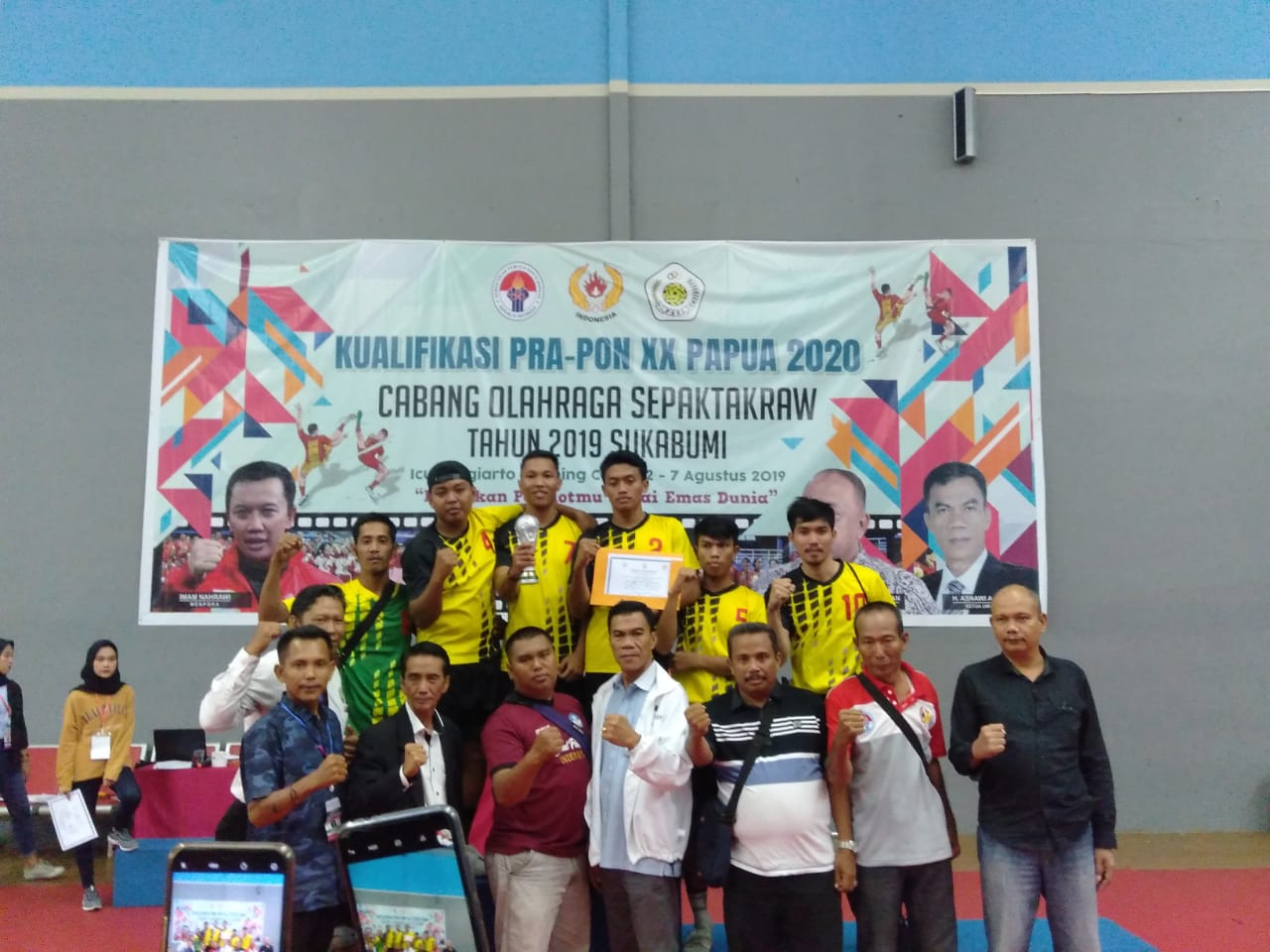 Tim Sepak Takraw Putra Sumsel Melaju ke PON 2020 di Papua